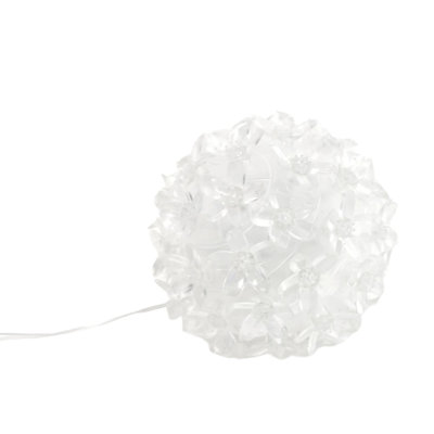  50 LED Sphere String Lights – Blue Globe Lights, Indoor Outdoor Waterproof Decorative Lights, Connectable, 16.3 Ft