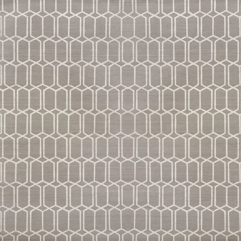 Papier peint moderne à motif treillis moderne, Gris anthracite
