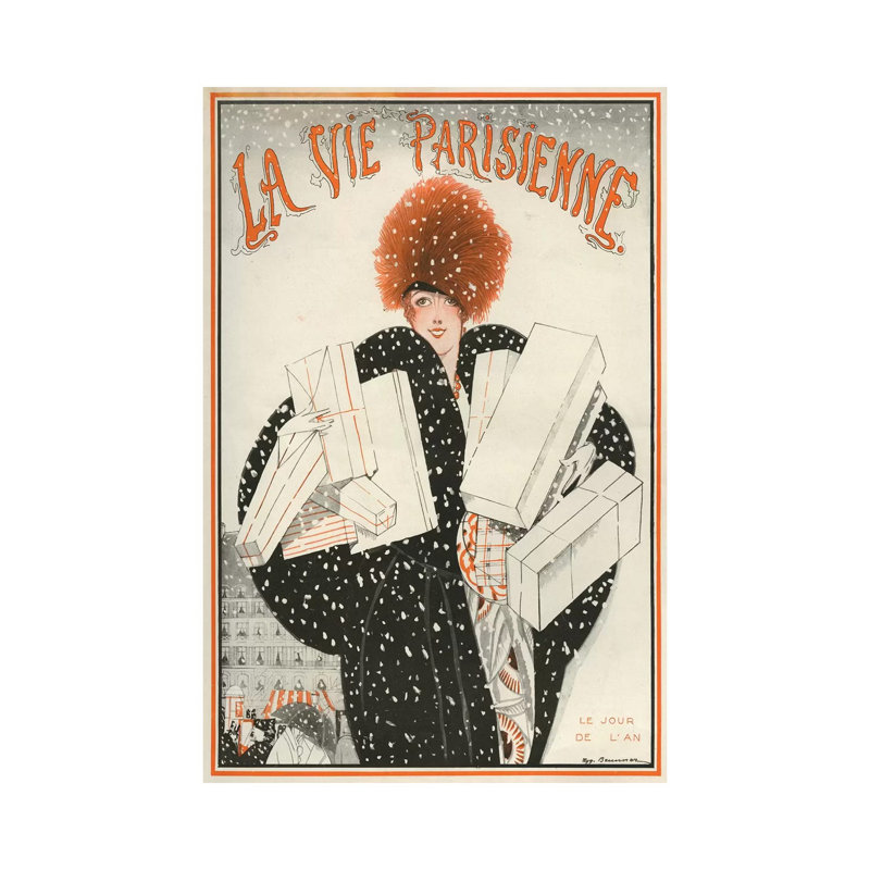 1921 La Vie Parisienne Magazine Cover by The Advertising Archives - Gallery-Wrapped Canvas Giclée on Canvas, Canvas