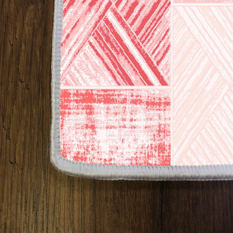 Stylish Hall Carpet, 2.6 x 6.6 Feet, 100% Polyester, 0.3 in Pile Height | Antibacterial, Non-Slip PVC Felt Dot Underside | 3D Digital Print, Machine Washable, Ideal for Entryway & Living Spaces