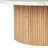 36" Marbled Wood Round Coffee Table-1065689498