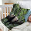 Jeté en flanelle transparente molletonné, imprimé panda-130087229