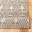Tapis en chanvre / coton tissé à la main beige clair / gris Laumer-177707052