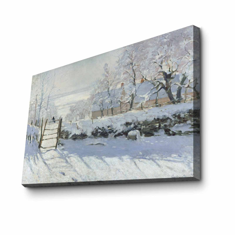 Claude Monet - peinture sur toile tendue