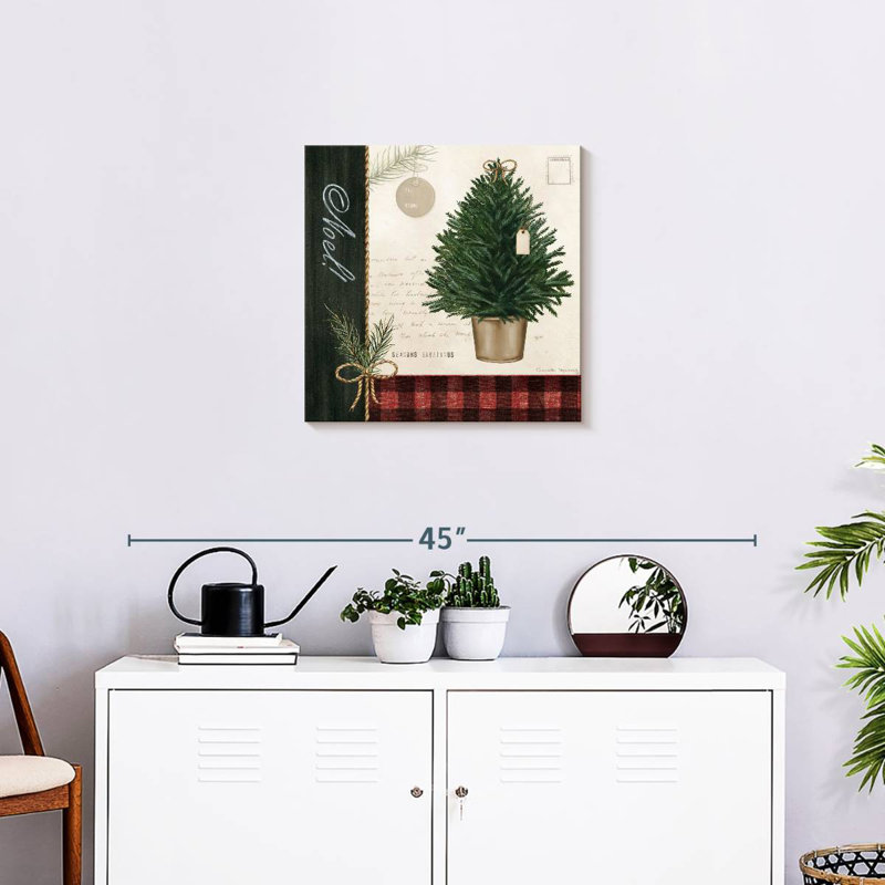 Lelend Holiday Wrapping II, 20" H x 20" W