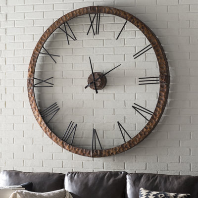 Oberon Iron Wall Clock