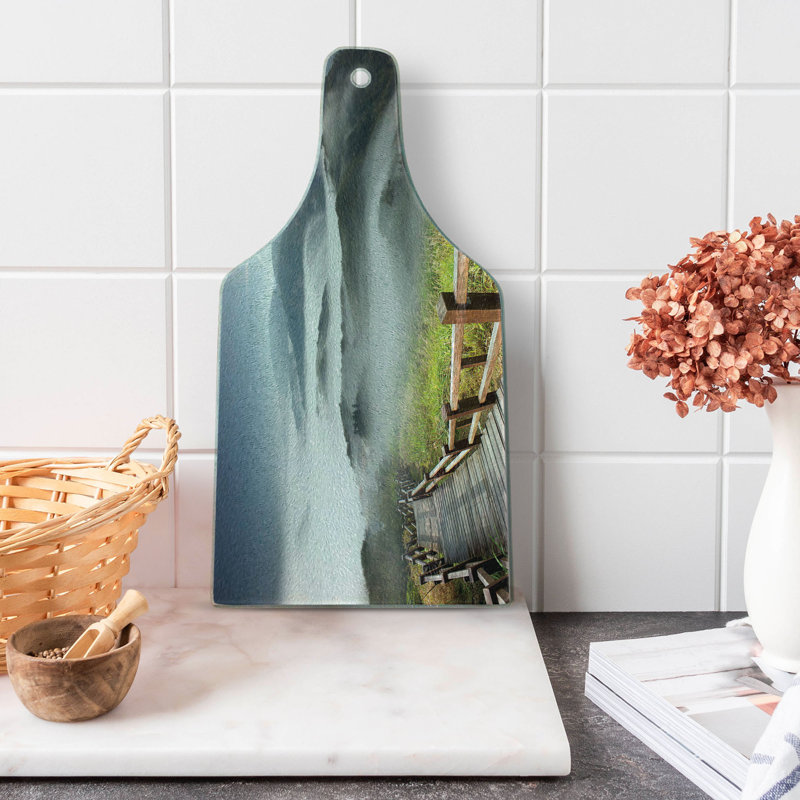 Multicolore planche à découper en verre trempé Ambesonne