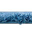 Tapis ovale rayé scintillant