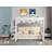 Hastyar Kids Full Over Full Convertible Bunk Bed with Drawers-1248681353