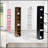 8-Tier Media Tower Rack, CD DVD Slim Storage Cabinet With Adjustable Shelves For Home Office, Multi-Functional Double-Decker Bookcase-369153044