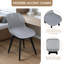 53 H Upholstered Dining Chair in Grey