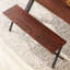 Banc de salle à manger Kristofer, banc de rangement pour chaussures d'entrée (2 bancs)-121936512