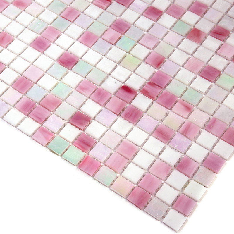 Mingles 0.6" x 0.6" Glass Mosaic Grid Wall & Floor Tile