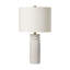 Ellen Degeneres Feikudo 1 Light Bedroom Home Office Living Room Lamp With White Linen Shade-1816897228