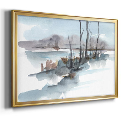 Winter Stream Watercolor I, reproduction d'art sur toile