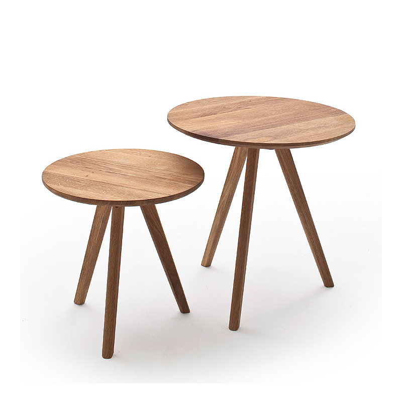 Annie Solid Wood Three Leg Coffee Table