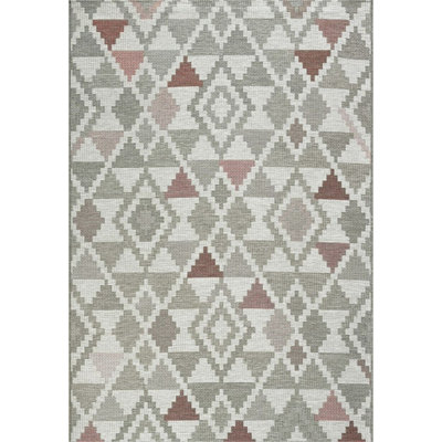 Alverez Geometric Indoor / Outdoor Area Rug