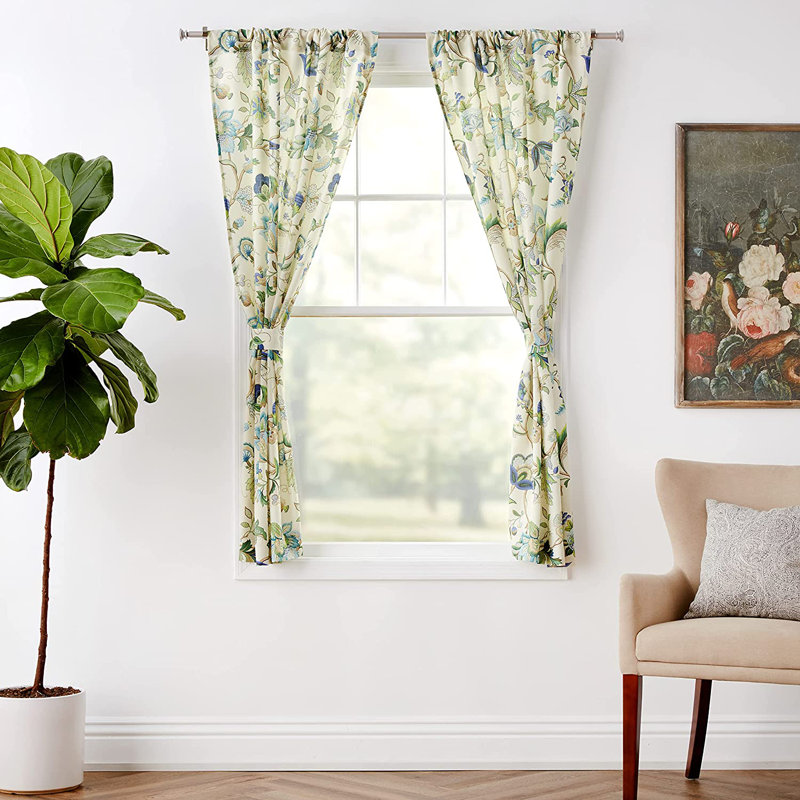 Jorma Room Darkening Curtain Pair, Blue