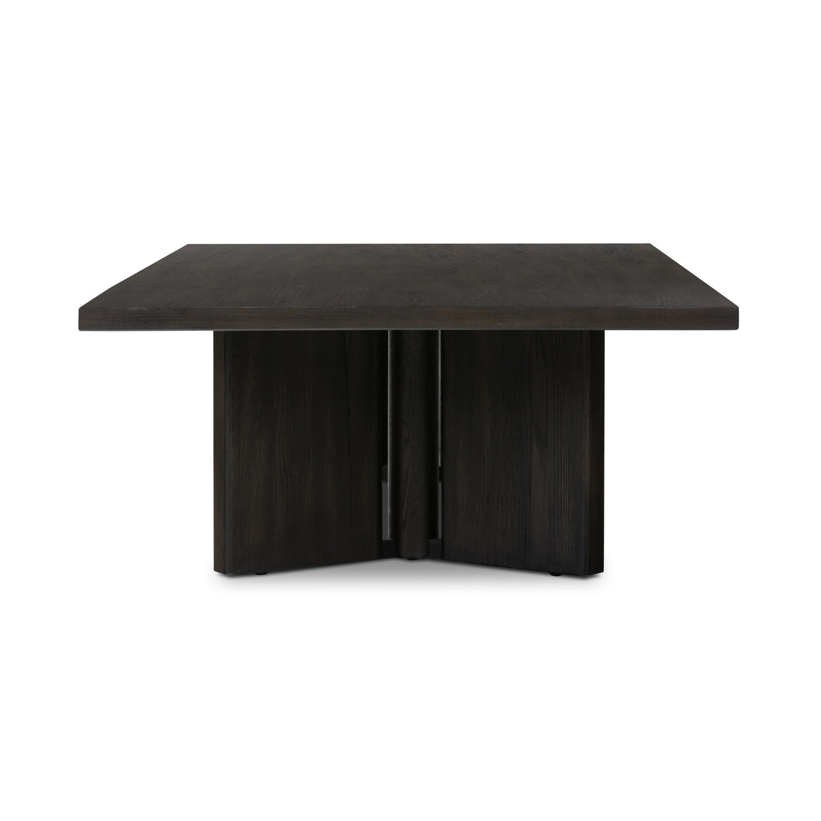Single Coffee Table, Smoked Black Veneer