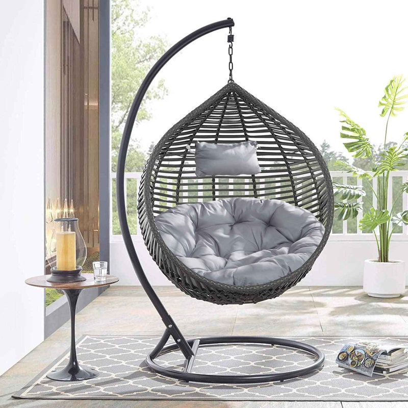 Thick Hanging Basket Cushion with Headrest