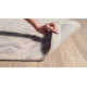 Carmen Animal Print Handmade Tufted Wool Gray/Beige Area Rug