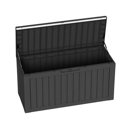 80 Gallons Water Resistant Resin Lockable Deck Box