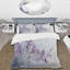 Ensemble de housse de couette Violet Minimalisme Violets - Violets-107147863