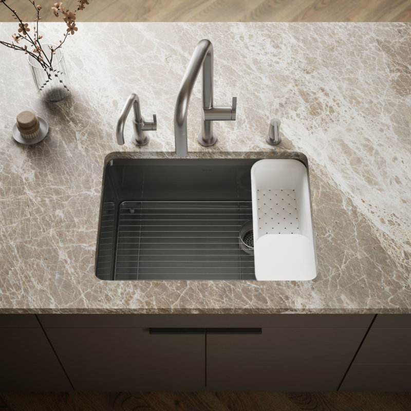 Riverby® 27"L x 22"W Kitchen Sink, Thunder Gray