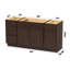 Base de meuble-lavabo simple 69 po seulement-98706257