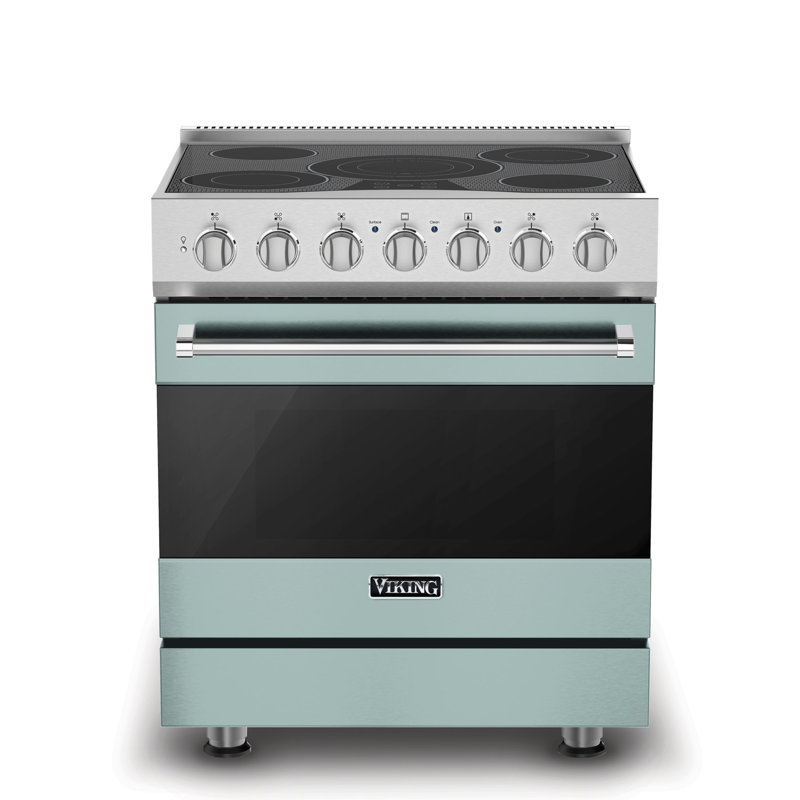 Viking30"W./24"D. Electric Self-Clean Range-5 Burners, Splash