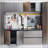 Nova Series 64 In. W X 72 In. H X 20 In. D Metallic Grey Garage Cabinet Set, Durable And Spacious Storage For Organized Workspaces