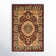 Shiflett Oriental Burgundy/Mustard/Black Area Rug