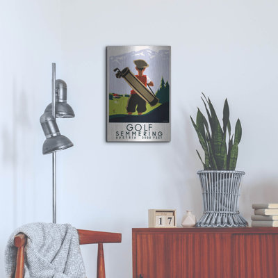 Art mural en métal «Golf Semmering» par Winston Porter