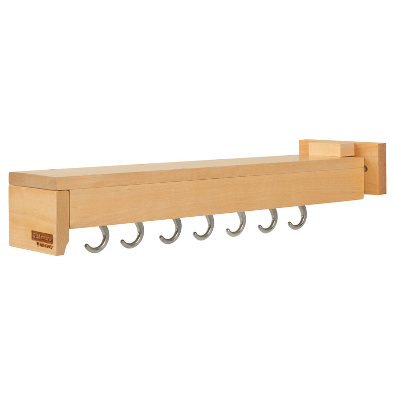 Rev-A-Shelf Pullout Pot and Pan Hook Organizer for Base Kitchen Cabinets , 22 inches