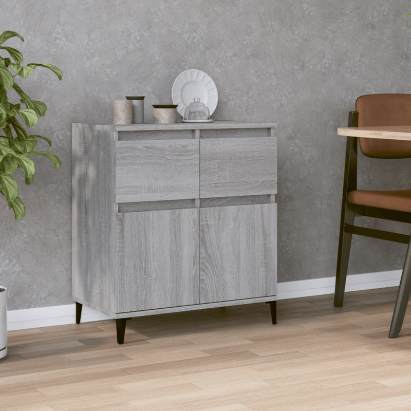 Alejondro Sideboard 60x35x70 cm Engineered Wood, Grey Sonoma