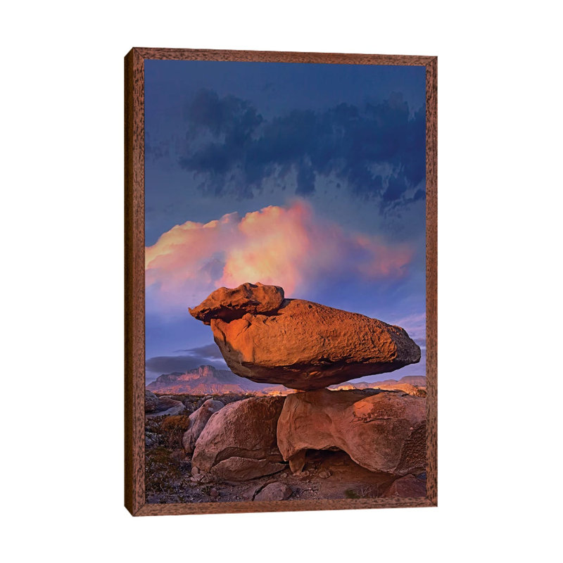 Balancing Rock Formation, Guadalupe Mountains National Park, Texas 1 Piece Wall Art on Canvas, 66.04 cm H x 45.72 cm W