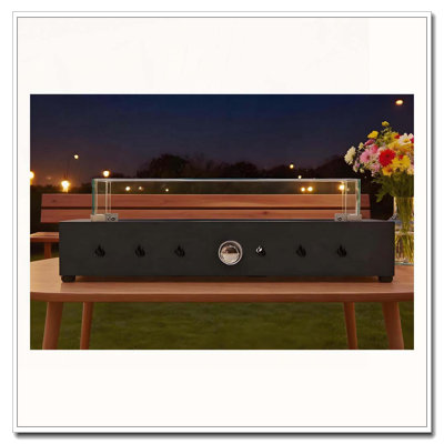 Foyer d'extérieur au propane rectangulaire 40000BTU