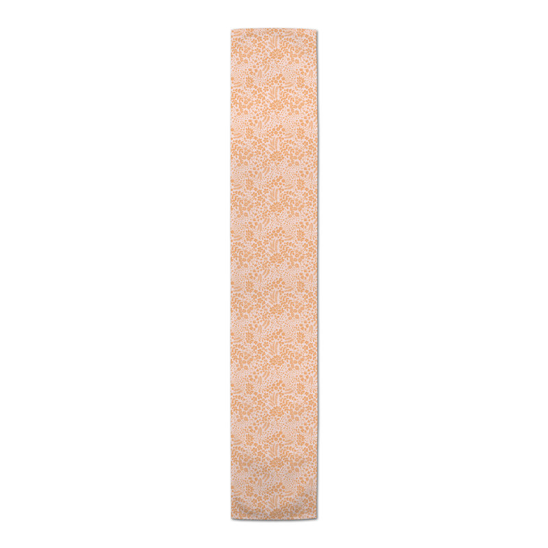 Chemin de table Altynbek, 72 po x 16 po, Orange