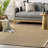 Palacio Farmhouse Seagrass Area Rug in Beige-1659588766