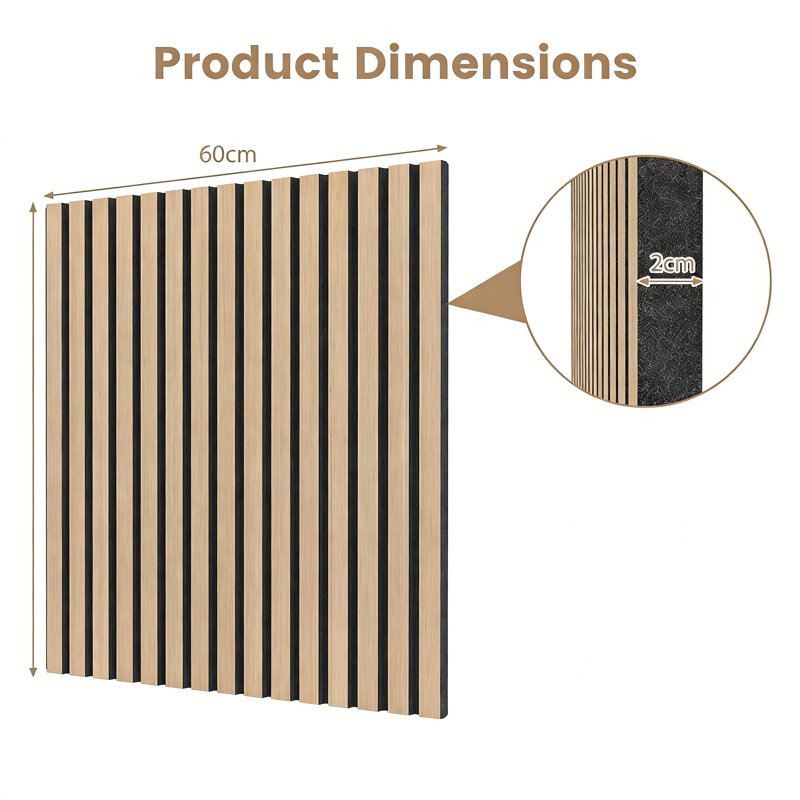 4 Pack Sound Absorbing Panels for Walls