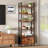 Bookshelf with Drawers,Bookcase with Shelves, Modern Wood and Metal Bookshelves Storage Organizer, Display Free Standing Shelf Unit for Bedroom, Living Room, Office-1927137771-1927137765