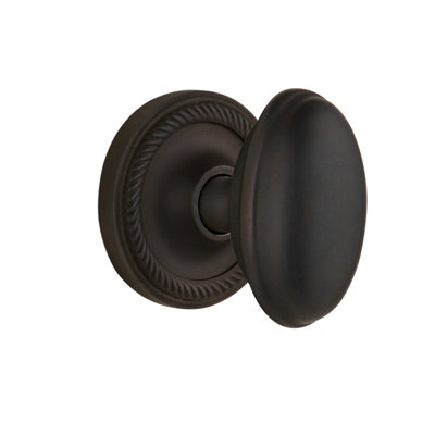 Rope Rosette with Homestead Door Knob