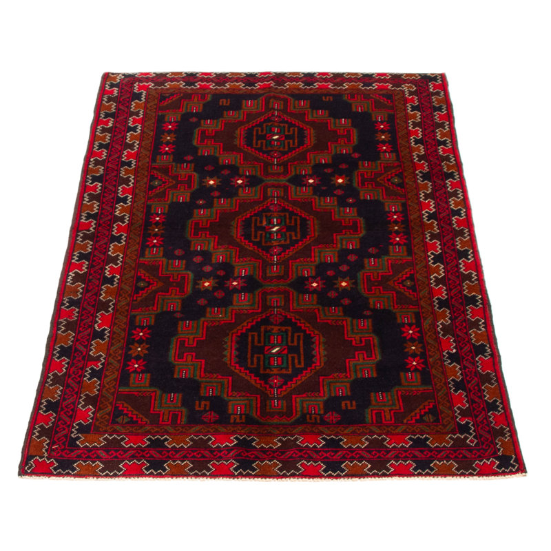 Teimani Red Rug 3'7" x 6'0"