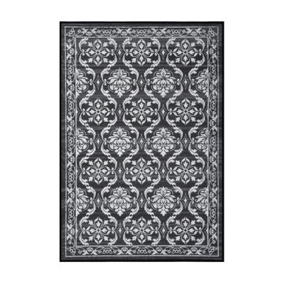 Tapis d'entrée ultra-mince à motif floral à motif de tapis d'entrée