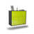 Anthracite/High Gloss Green