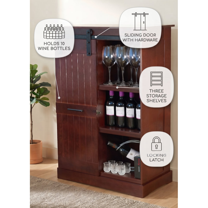 Kerri 27.56 " L Wine Bar