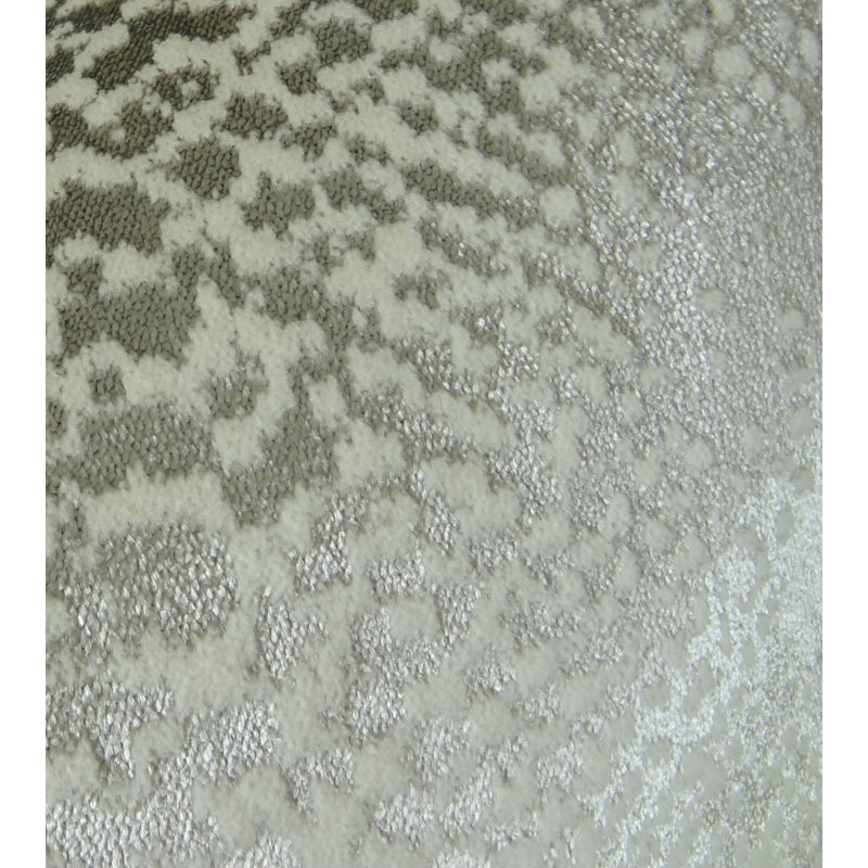Hidden World Throw Pillow, Silver, 24" H x 24" W