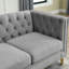 Canapé d'angle en velours de 82,2 pouces, canapé modulaire en forme de L, canapés d'angle 5 places avec 3 coussins-487252454