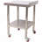 Stainless Steel Prep Table, 24 X 24 X 35-1/2", 440Lbs Load Capacity Heavy Duty Metal Worktable With Backsplash Adjustable Undershelf & 4 Casters, Commercial Workstation For Kitchen Restaurant