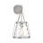 Caaliyah Metal Armed Sconce in Satin Nickel-84795905